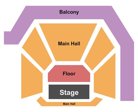 SFJAZZ Center - Miner Auditorium End Stage Seating Chart